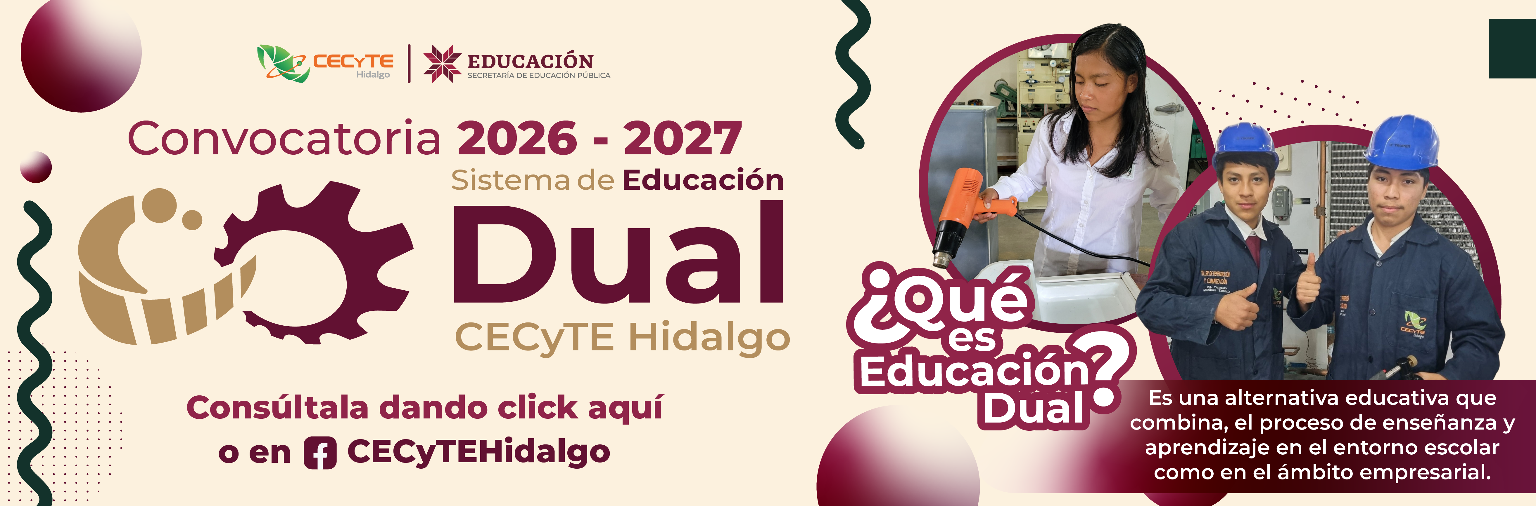 Convocatoria 2026 Educación Dual Cecyteh